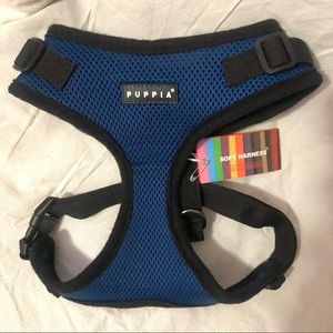 Blue Soft Dog Harness